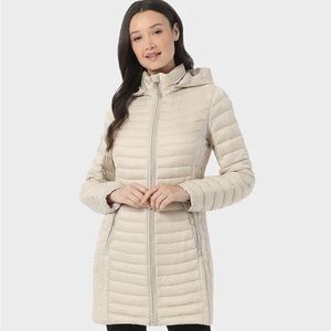 New with tags 32 Degrees packable long puffer coat